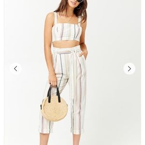 Forever 21 Striped Set